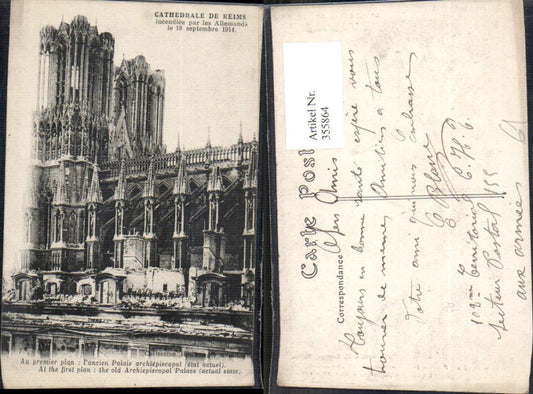 355864,Reims La Cathedrale Kathedrale