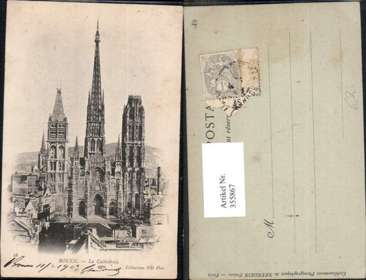 355867,Rouen La Cathedrale Kathedrale