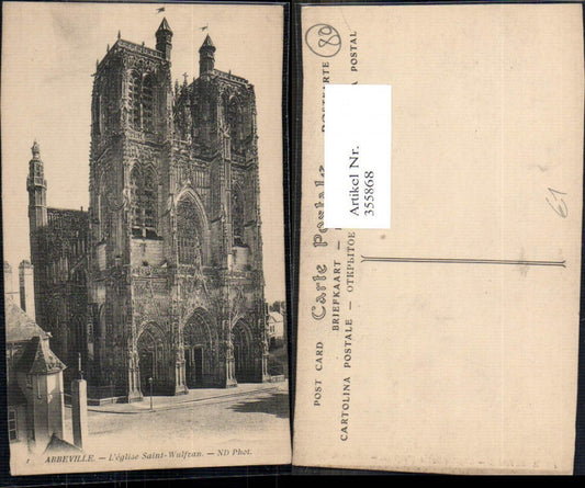 355868,Abbeville L Eglise Saint-Vulfran Kirche