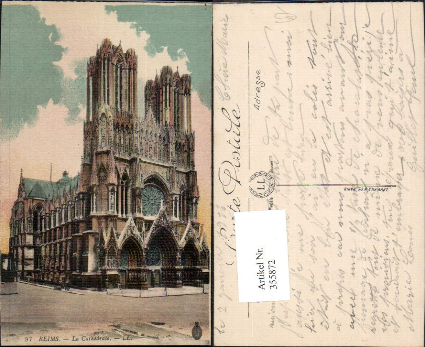 355872,Reims La Cathedrale Kathedrale Dom