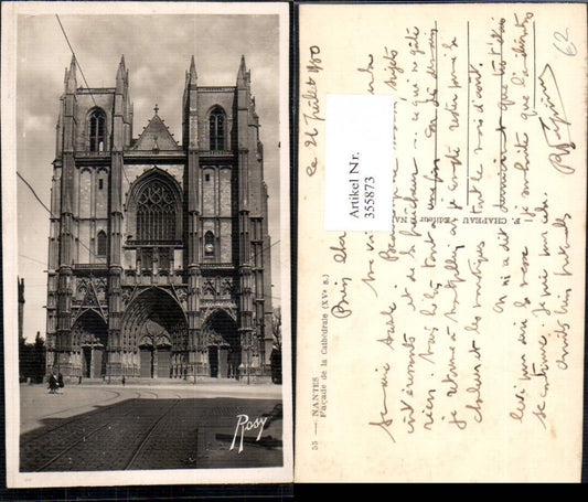 355873,Nantes Facade de la Cathedrale Kathedrale