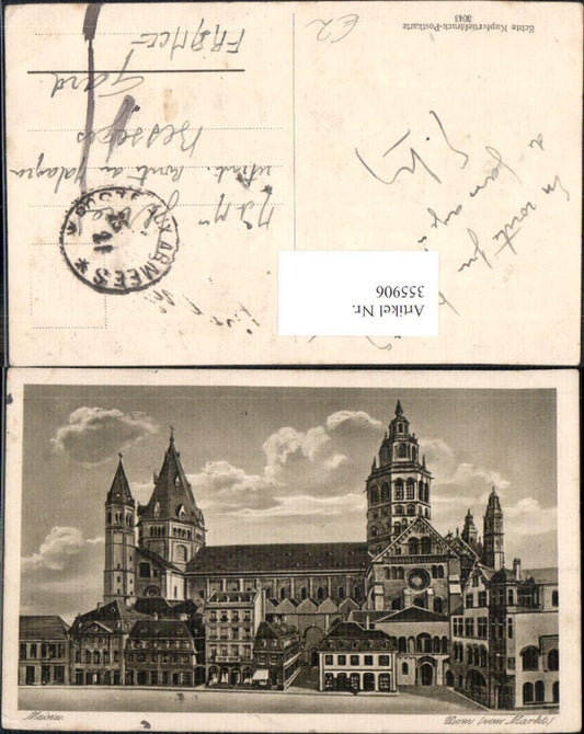 355906,Mainz Dom vom Markt