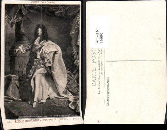 356092,Künstler Ak Rigaud Portrait de Louis XIV Adel Monarchie