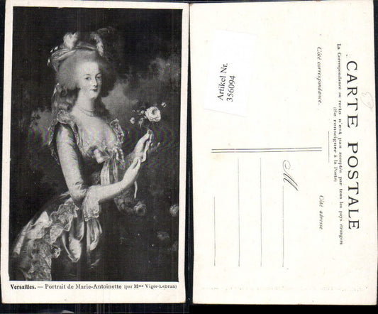 356094,Künstler Ak Portrait de Marie-Antoinette Adel Monarchie