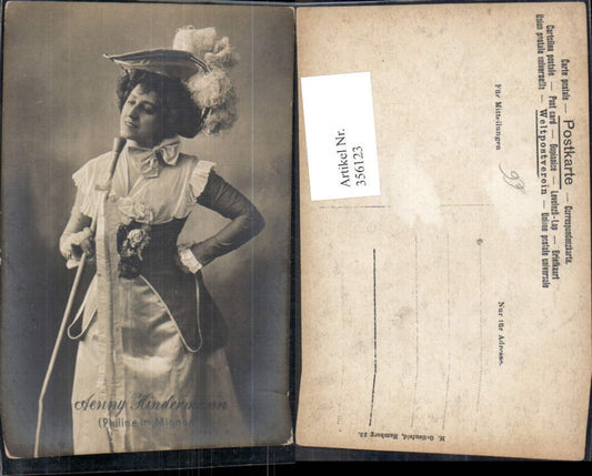 356123,Aenny Hindermann Philine in Mignon Schauspielerin Sängerin