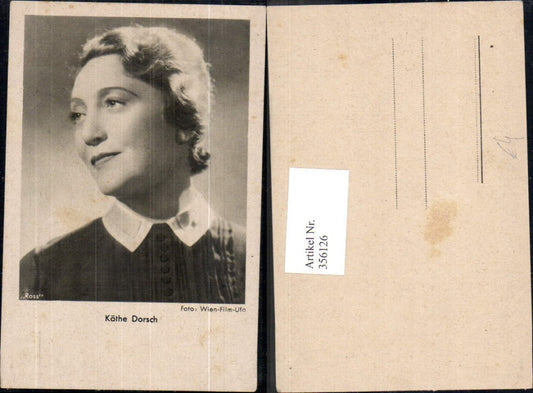 356126,Schauspielerin Käthe Dorsch pub Ross