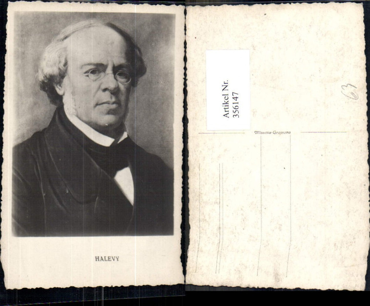 356147,Foto Ak Jacques Fromental Halevy Komponist