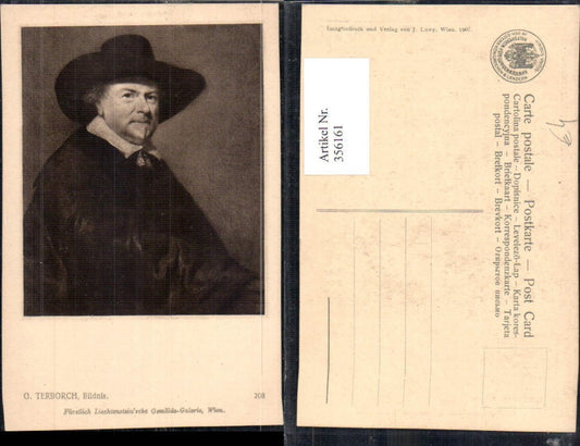 356161,Künstler Ak G. Terborch Bildnis