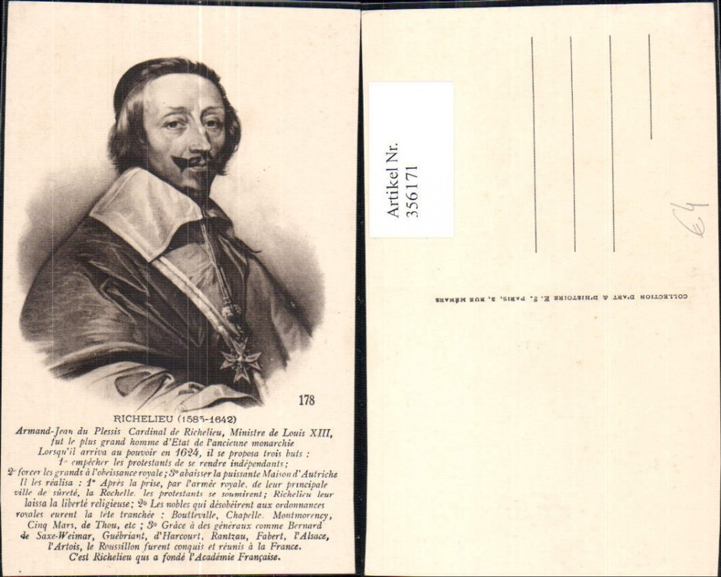 356171,Religion Richelieu Cardinal Kardinal