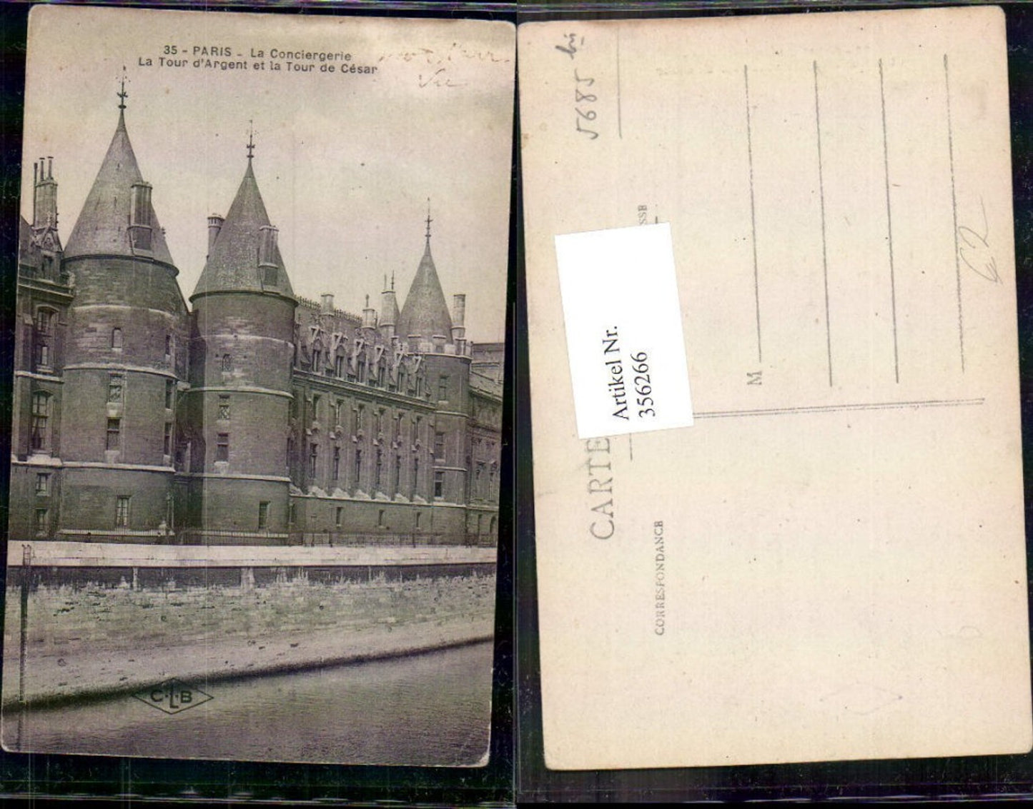 356266,Ile-de-France Paris La Conciergerie La Tour d Argent et la Tour de Cesar Schloss