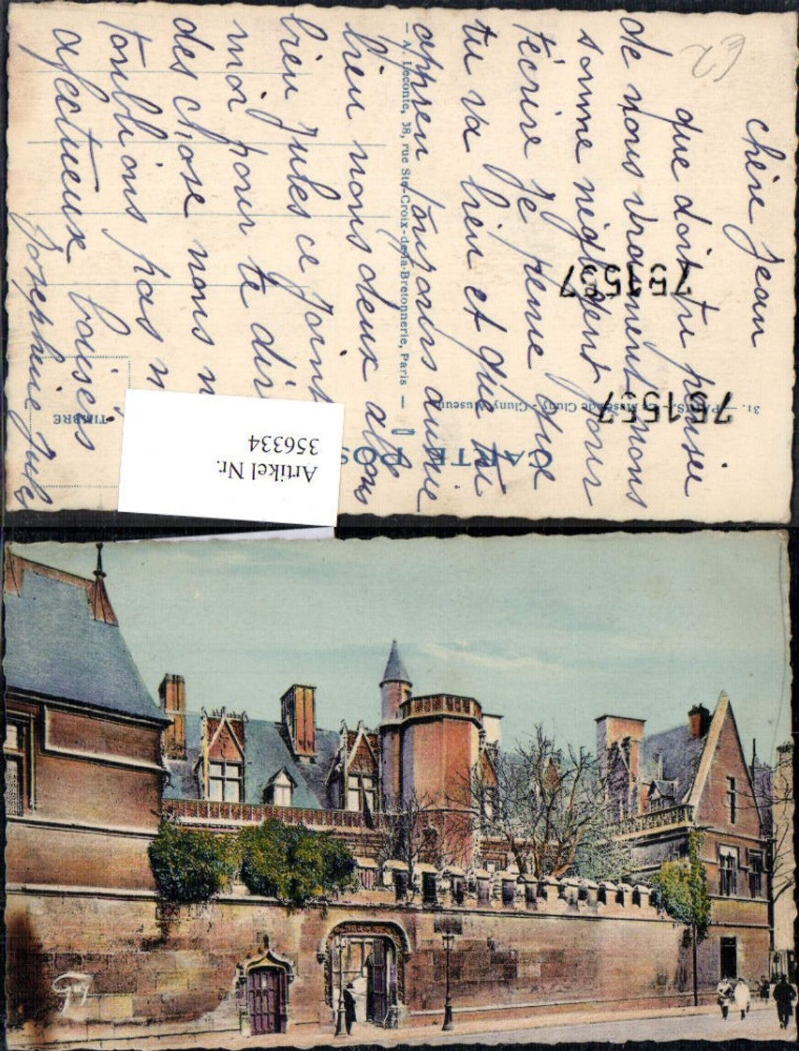 356334,Ile-de-France Paris Le Musee de Cluny Cluny Museum