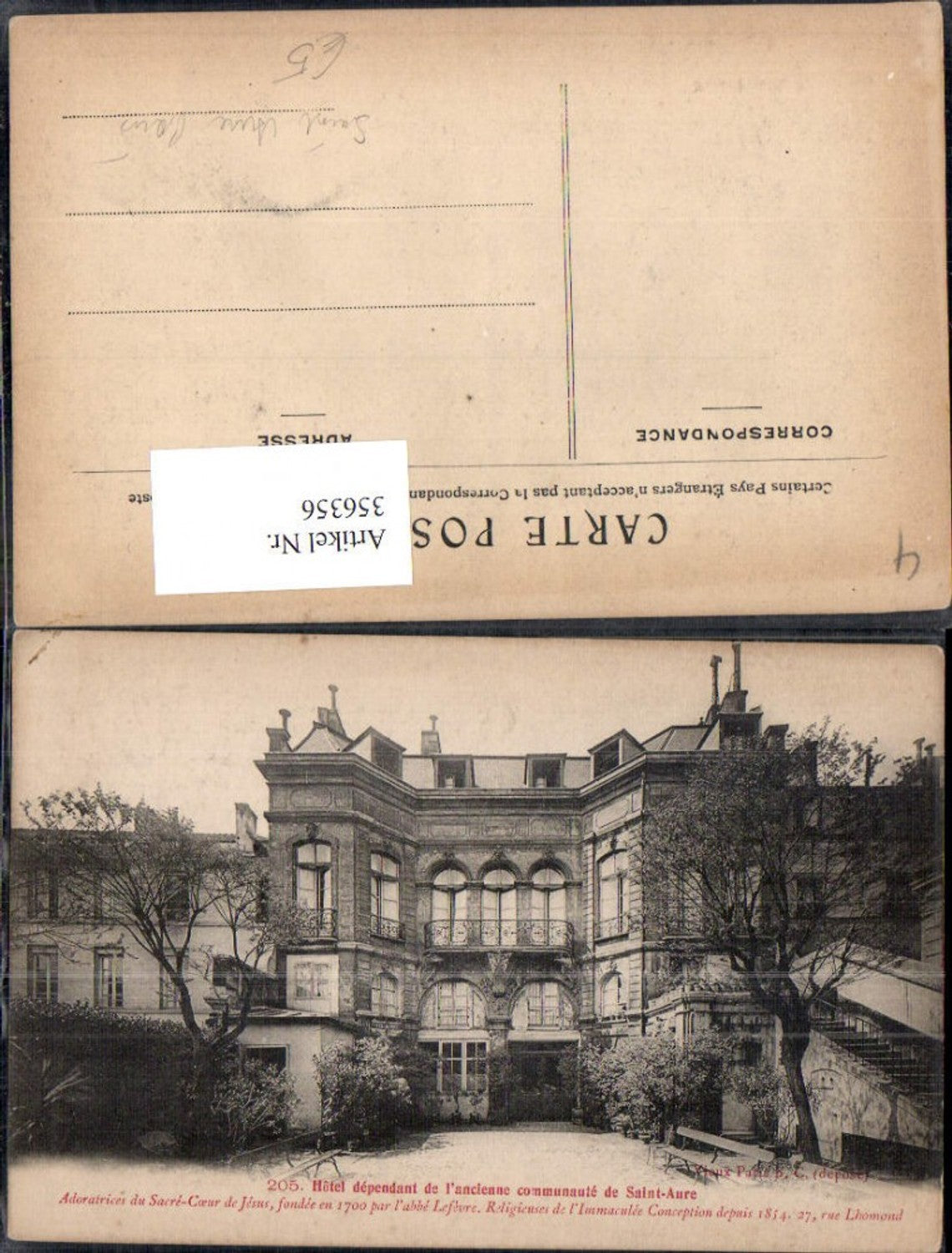 356356,Ile-de-France Paris Saint-Aure Gebäude