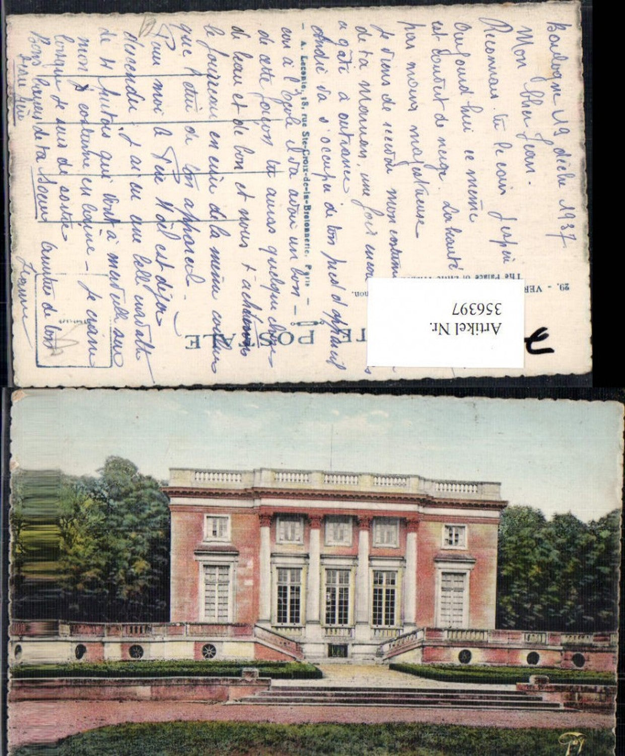 356397,Ile-de-Franche Yvelines Versailles Schloss Le Palais du Petit Trianon The Palace of Little Trianon