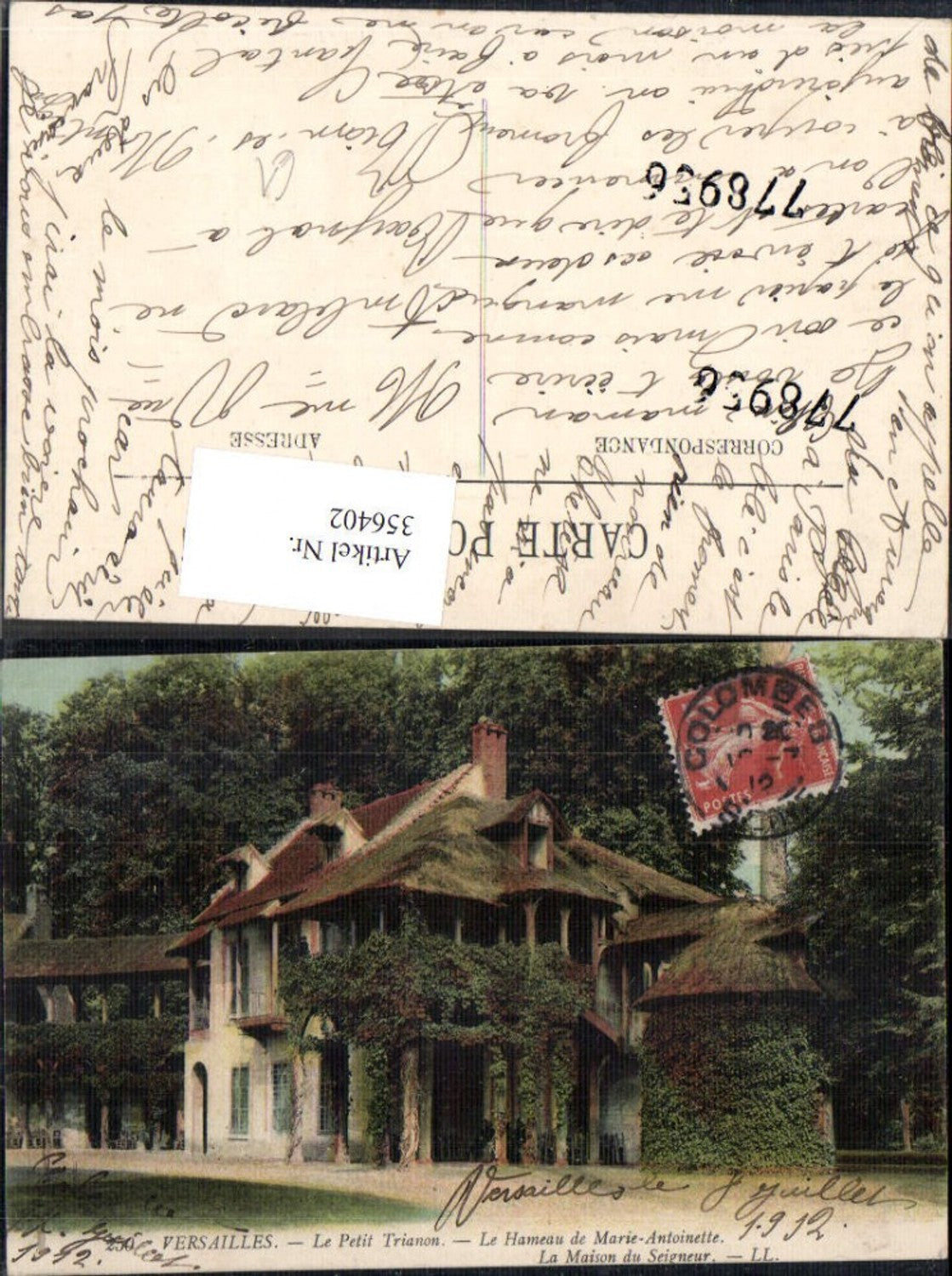 356402,Ile-de-Franche Yvelines Versailles Schloss Le Petit Trianon Le Hameau de Marie Antoinette