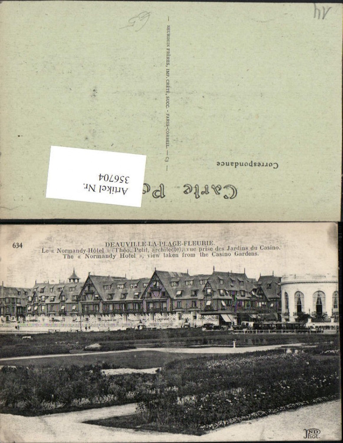 356704,Basse-Normandie Calvados Deauville Plage-Fleurie Normandy-Hotel