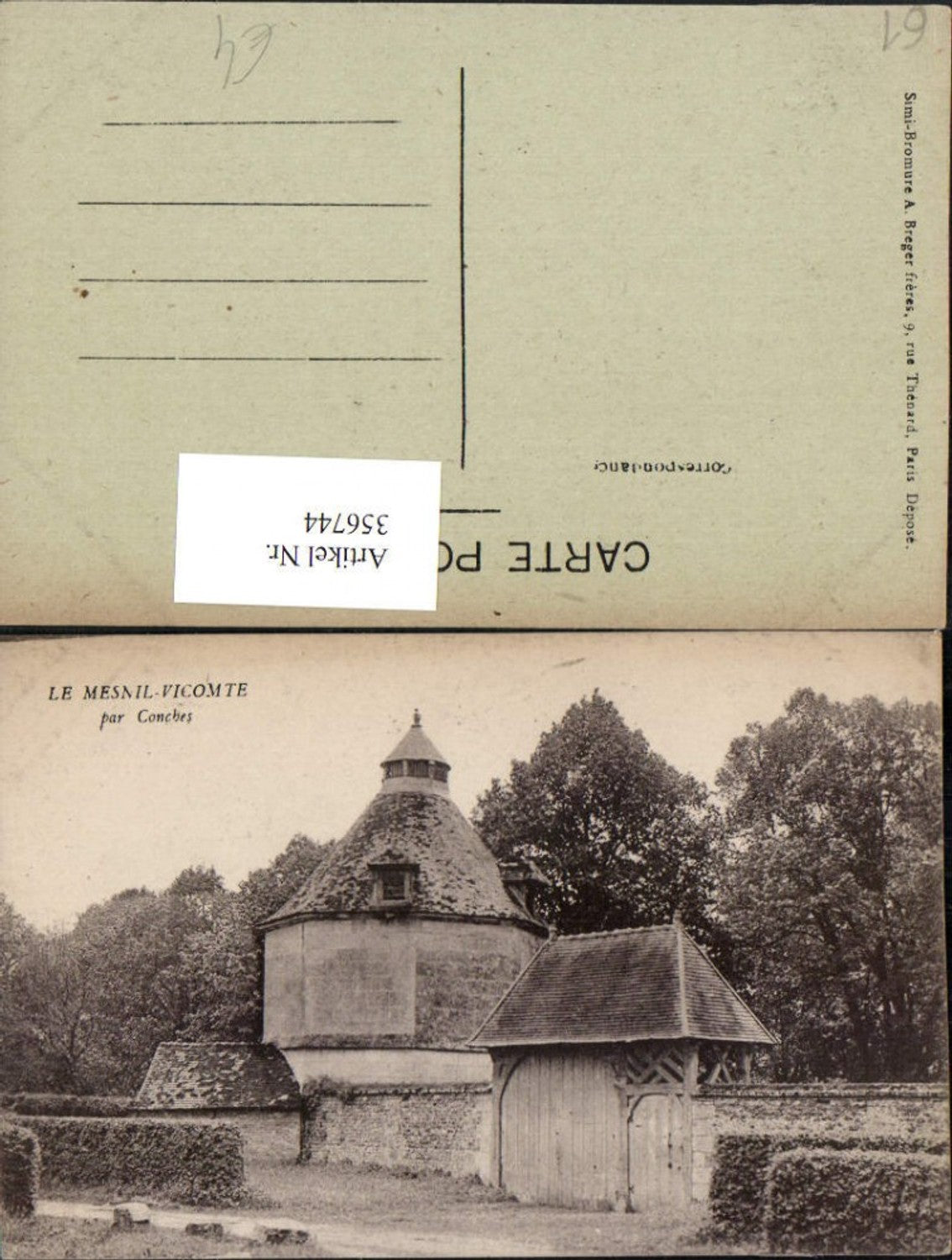 356744,Lower Normandy Orne Le Mesnil-Vicomte par Conches