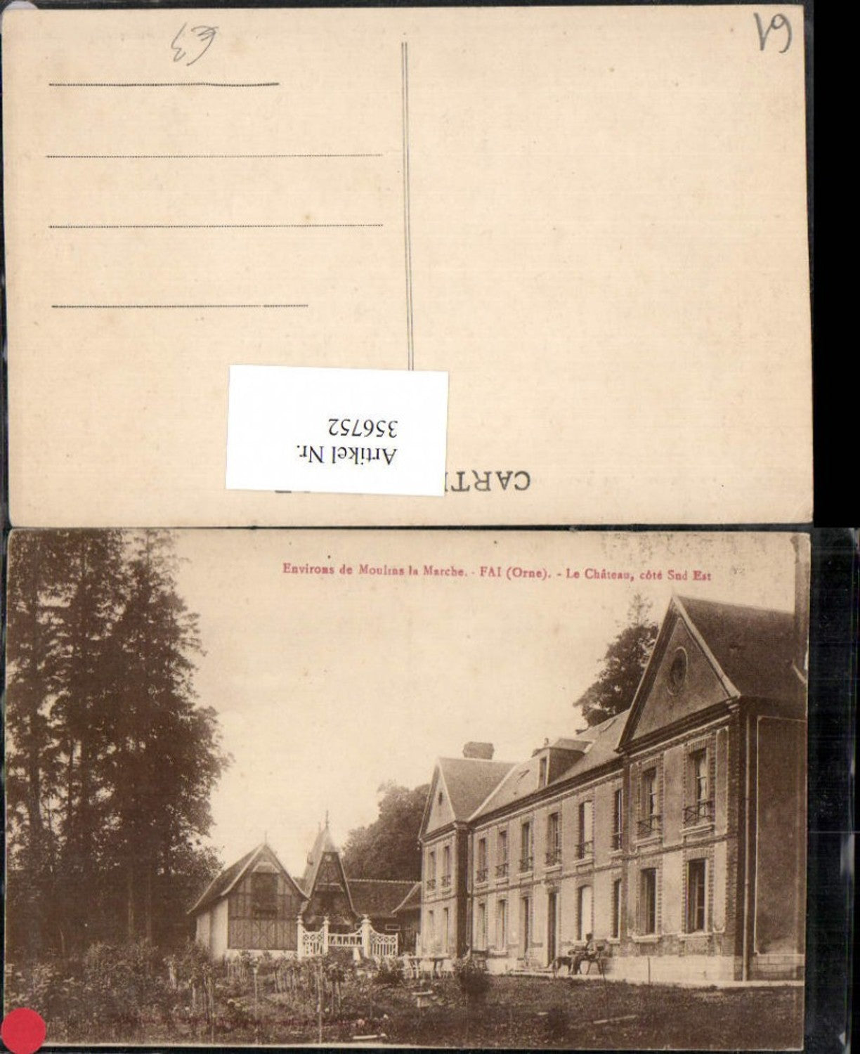 356752,Basse-Normandie Orne Moulins-la-Marche Fai Chateau Schloss