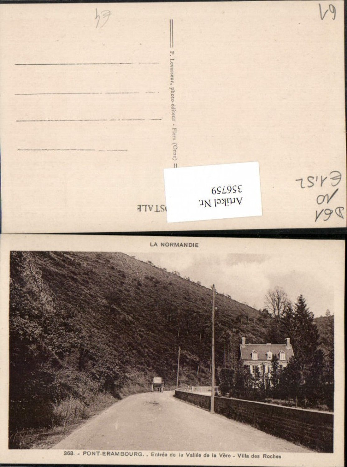 356759,Basse-Normandie Orne Pont-Erambourg Entree de la Vallee de la Vere Villa des Roches
