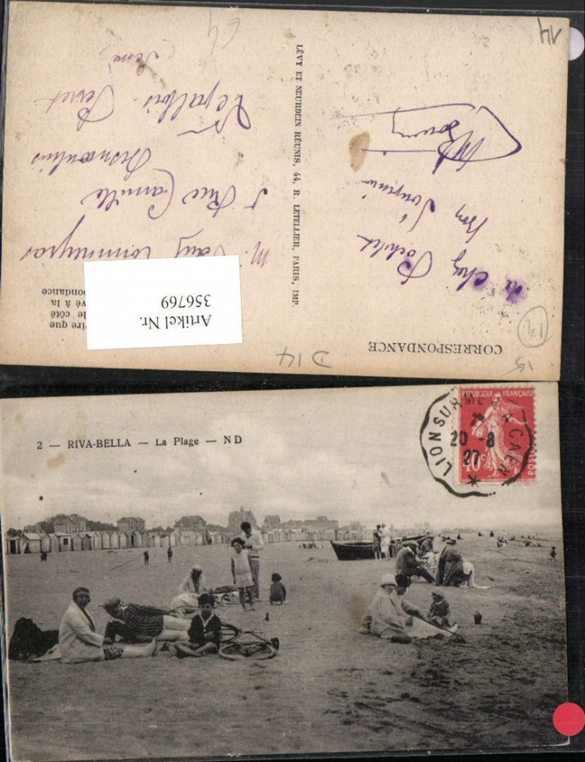 356769,Basse-Normandie Calvados Riva-Bella La Plage Strand Strandleben