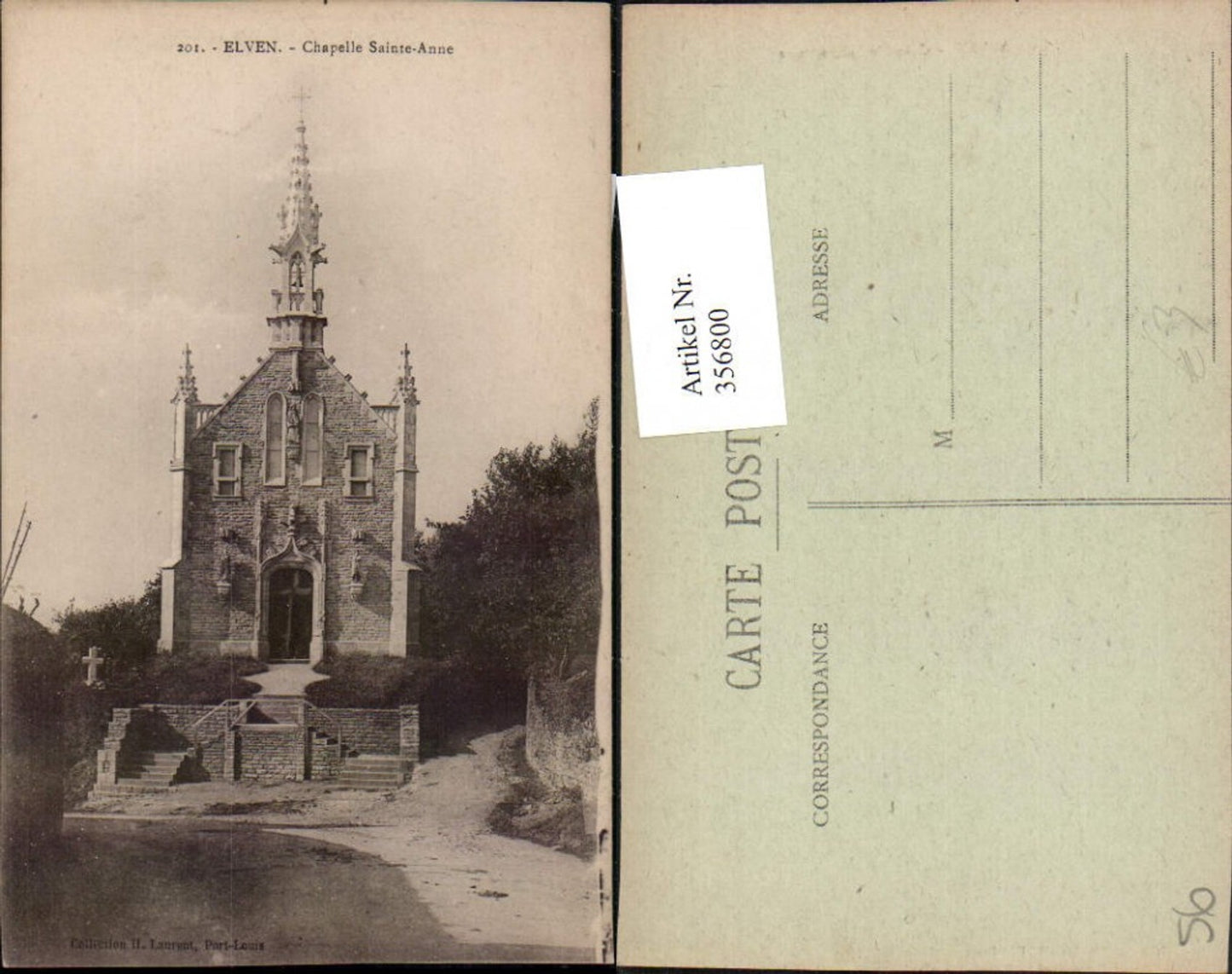356800,Bretagne Morbihan Elven Chapelle Sainte-Anne Kapelle