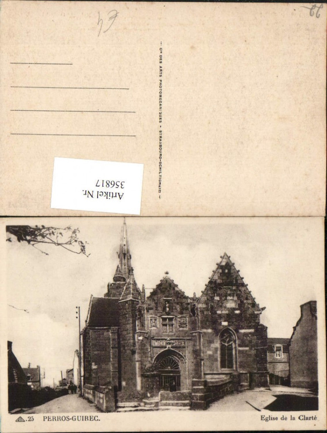 356817,Bretagne Cote-Amor Perros-Guirec Eglise de la Clarte Kirche