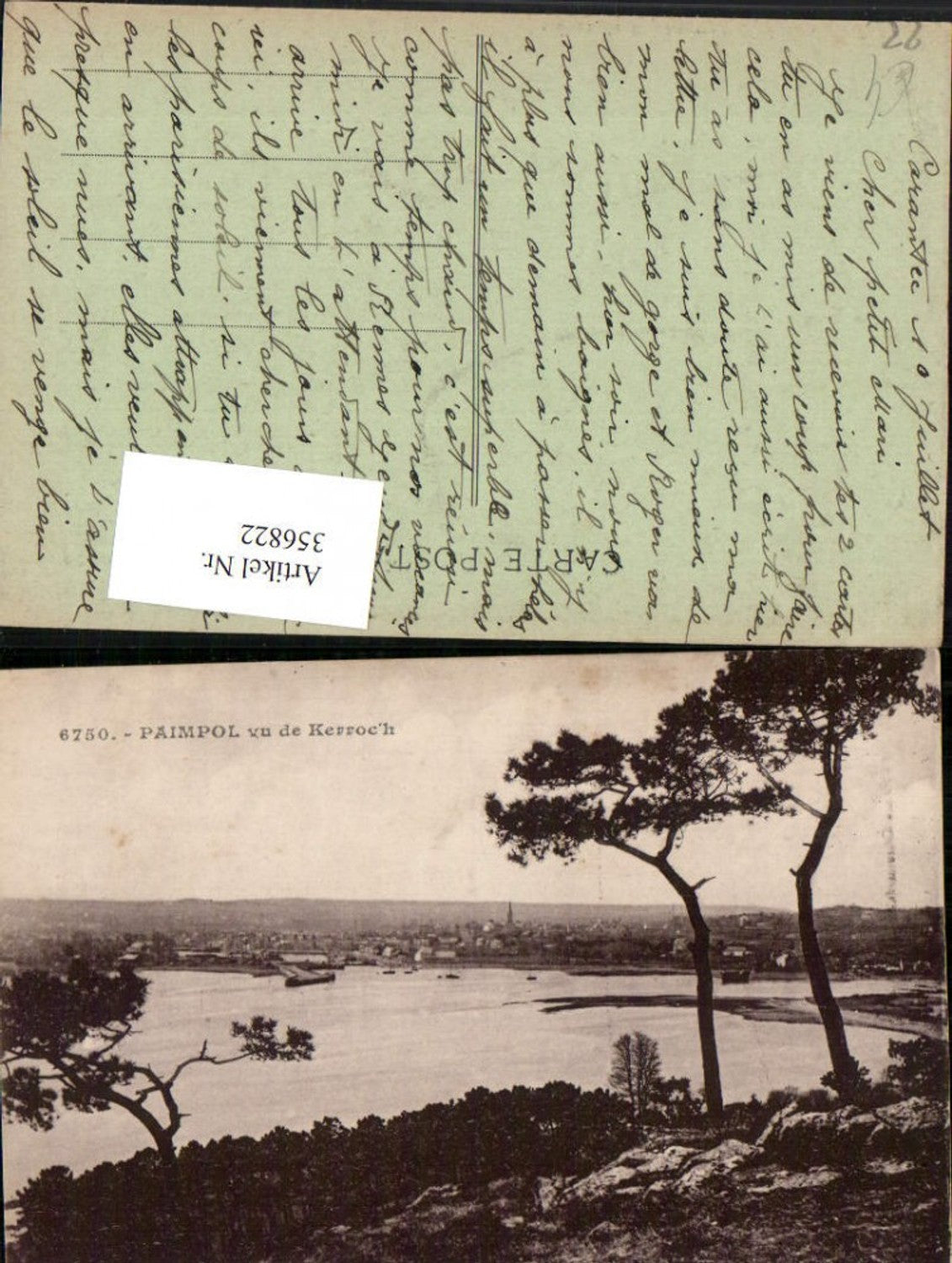 356822,Bretagne Cote-Amor Paimpol vu de Kerroch Teilansicht