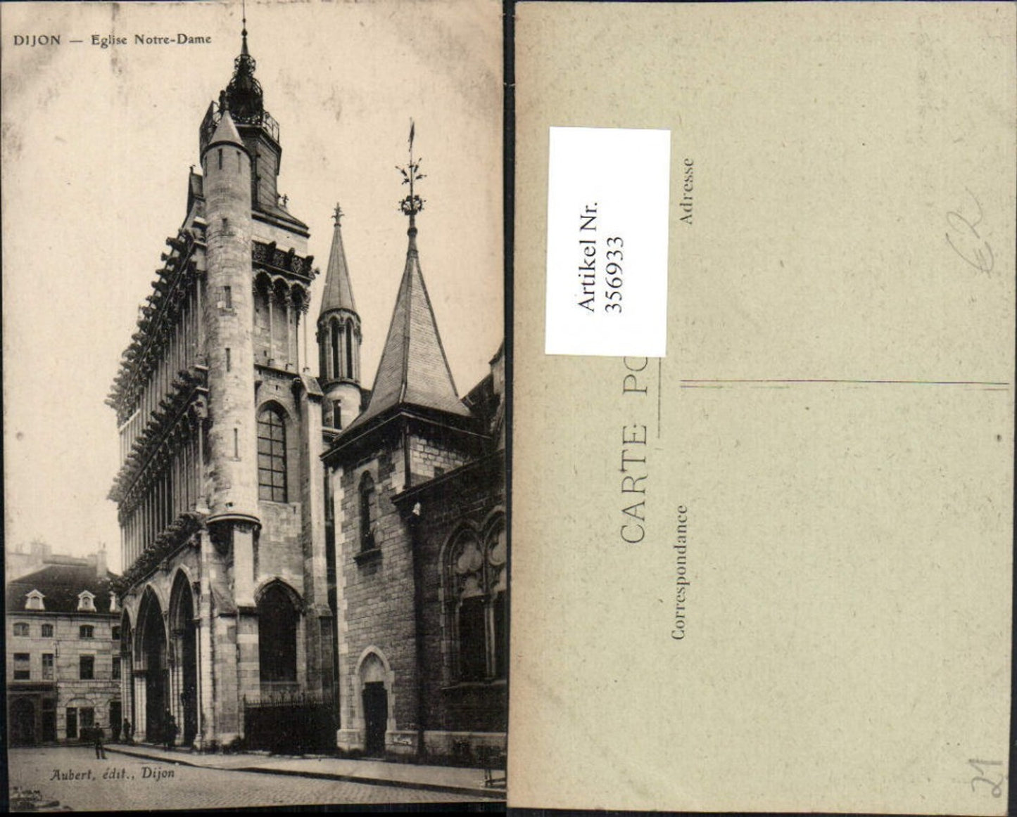 356933,Burgund Cote-Or Dijon Eglise Notre-Dame Kirche