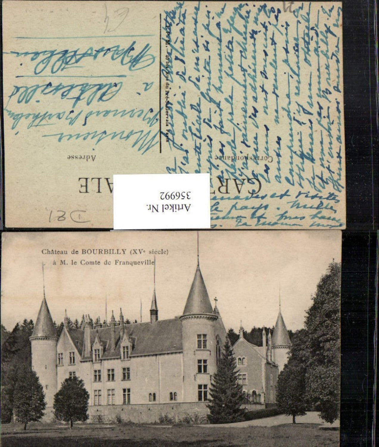 356992,Burgund Cote-Or Chateau de Bourbilly Schloss