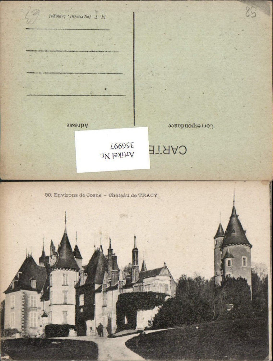 356997,Burgund Nievre Cosne Chateau de Tracy Schloss