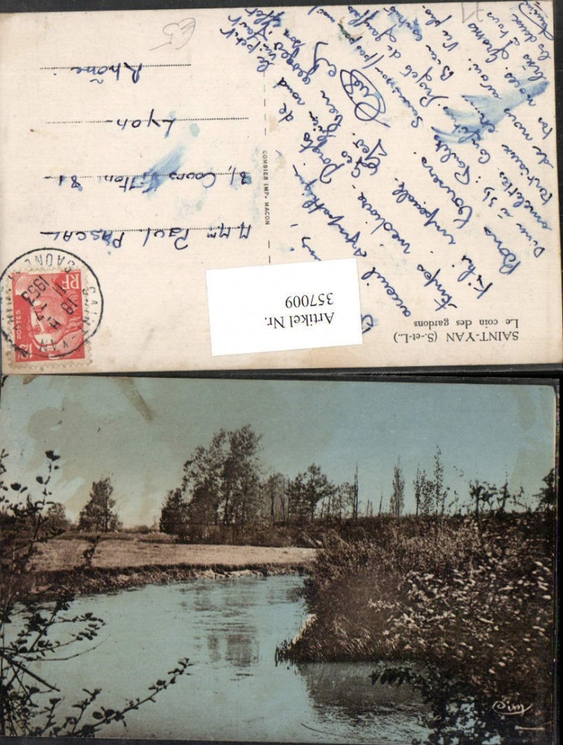 357009,Burgund Saone-et-Loire Saint-Yan Le coin des gardons Partie