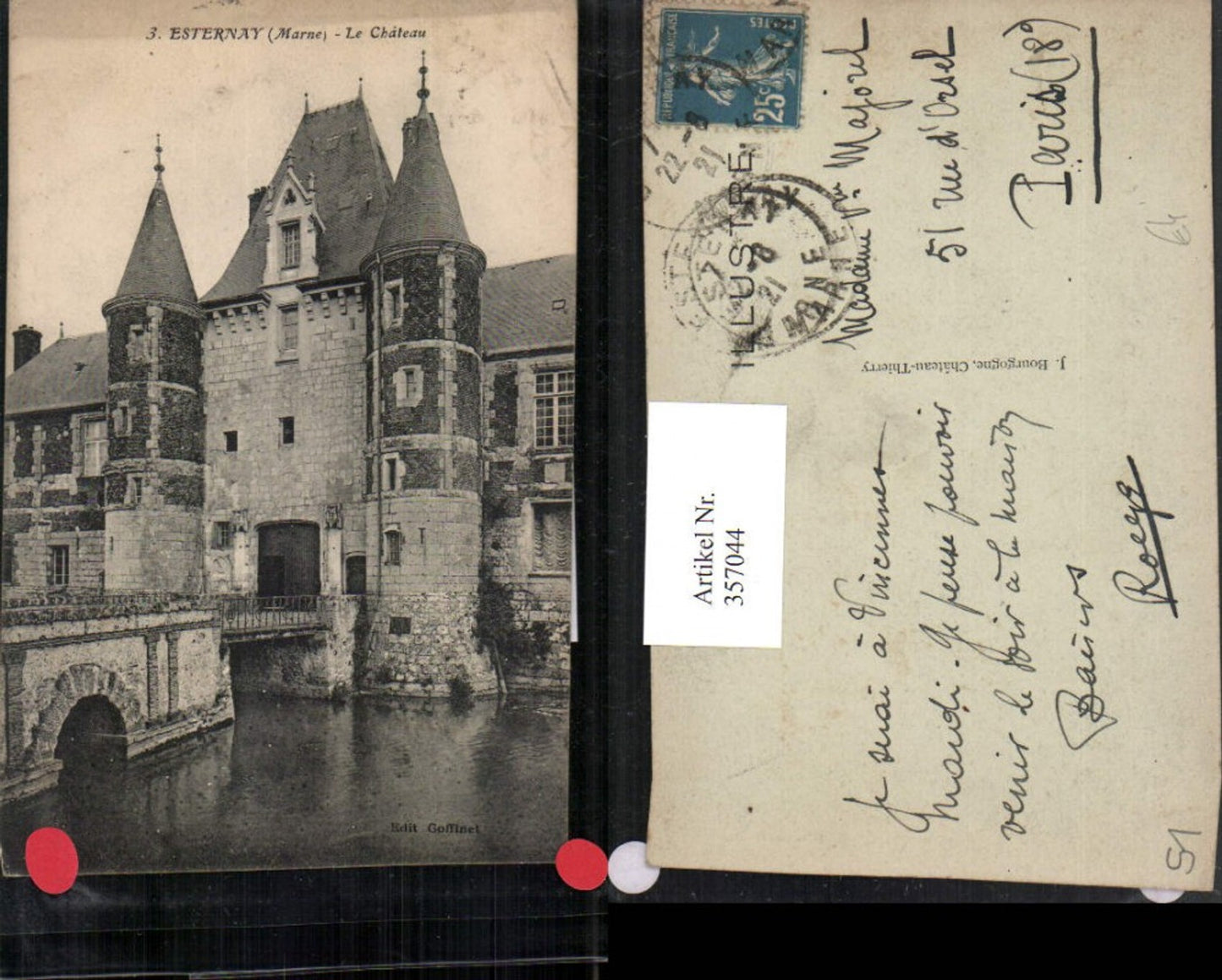 357044,Champagne-Ardenne Marne Esternay Le Chateau Schloss
