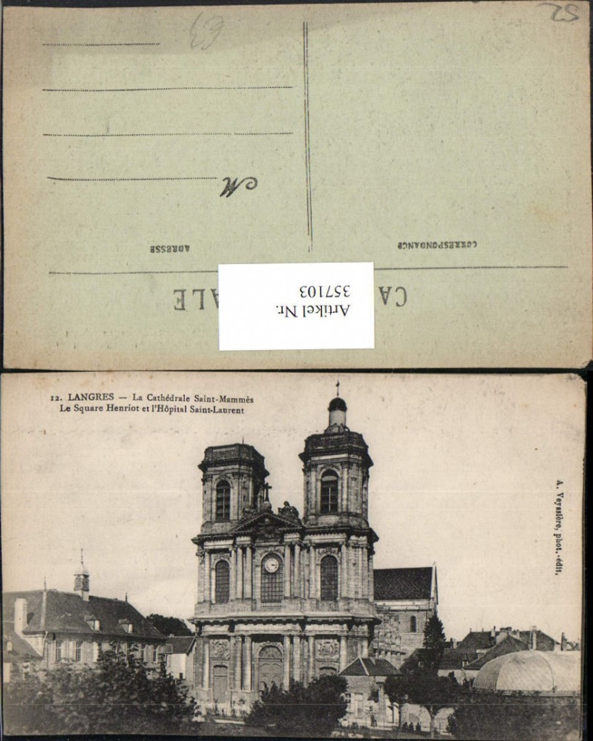 357103,Champagne-Ardenne Haute-Marne Langres La Cathedrale Saint Mammes Kirche