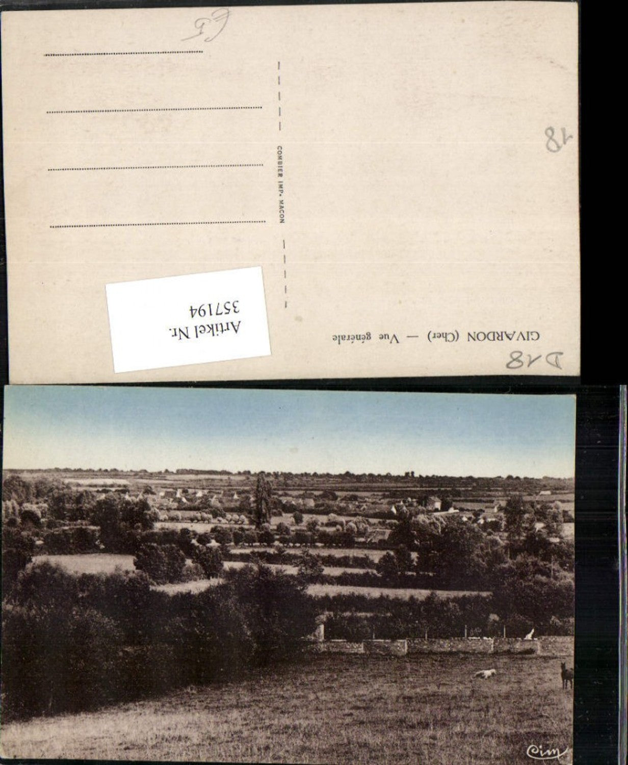 357194,Centre Cher Givardon Vue generale Totale