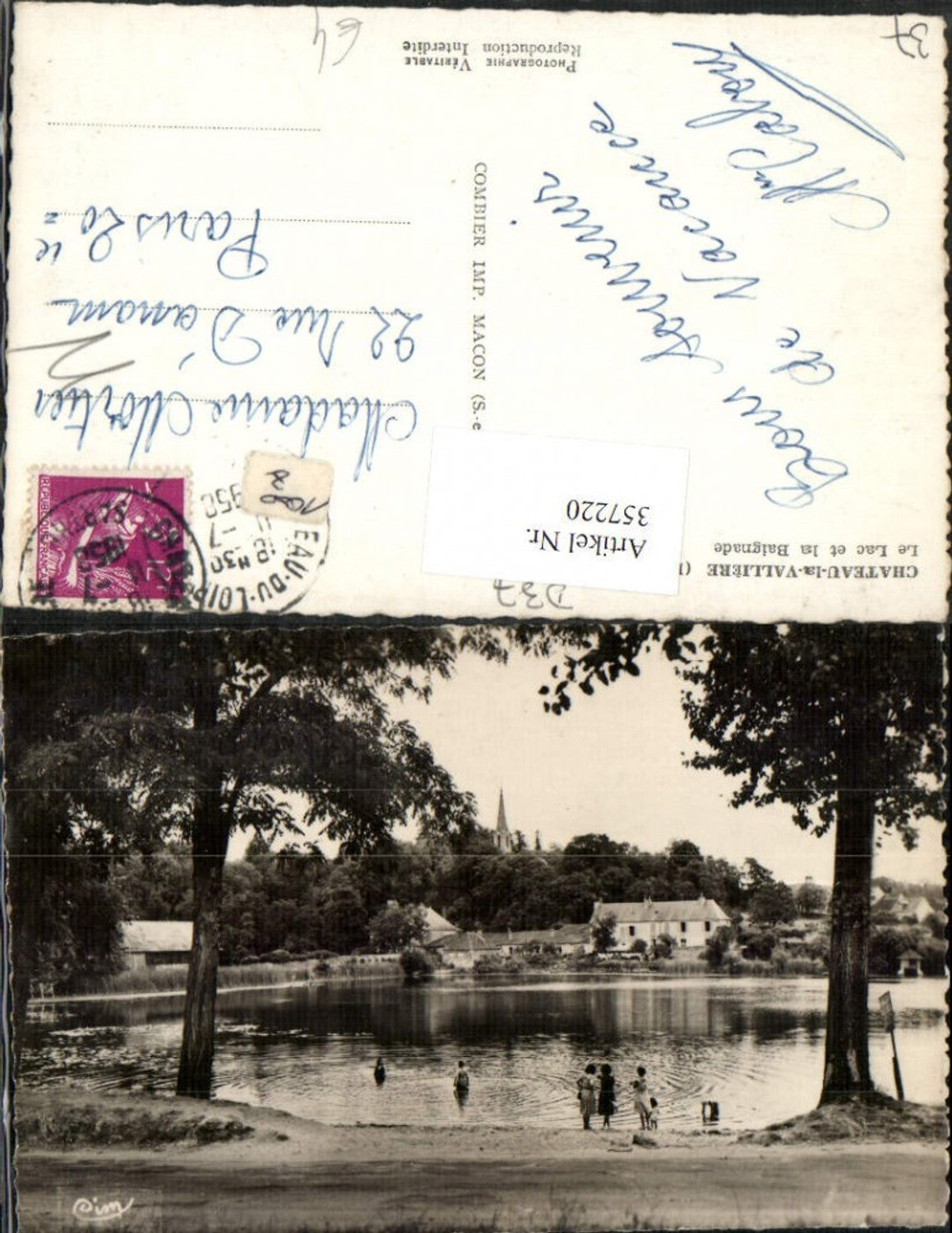 357220,Centre Indre-et-Loire Chateau-la-Valliere Le Lac et la Baignade See