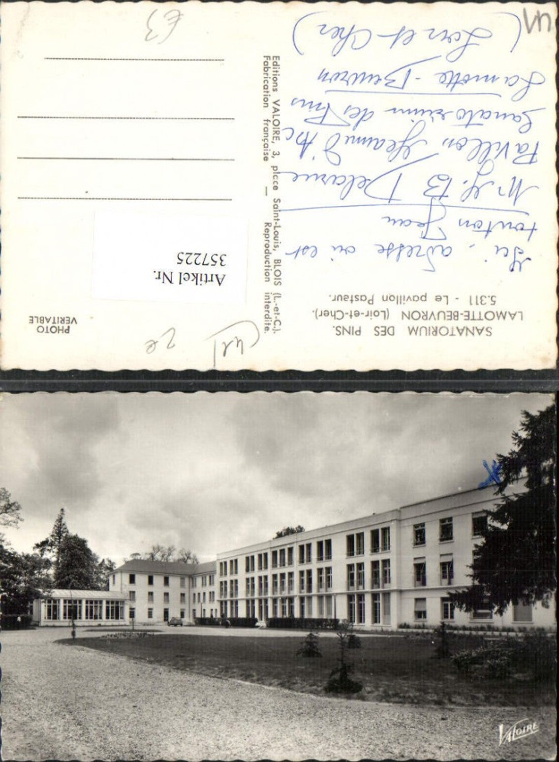 357225,Centre Loire-et-Cher Lamotte-Beuvron Le pavillon Pasteur Gebäude