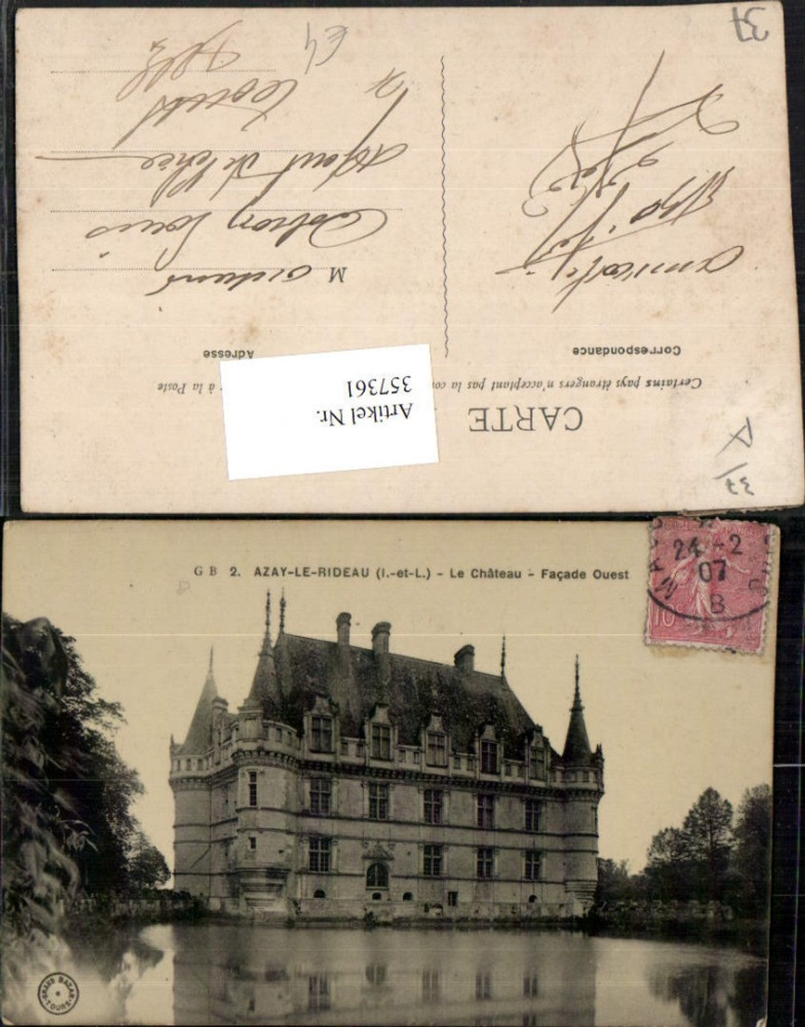357361,Centre Indre-et-Loire Azay-le-Rideau Le Chateau Schloss