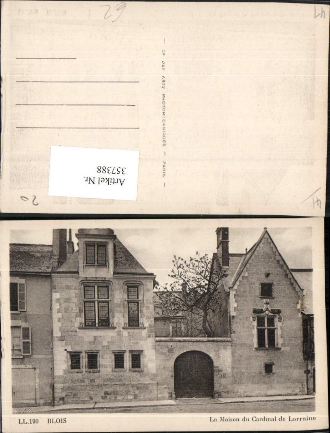 357388,Centre Loire-et-Cher Blois La Maison du Cardinal de Lorraine Gebäude