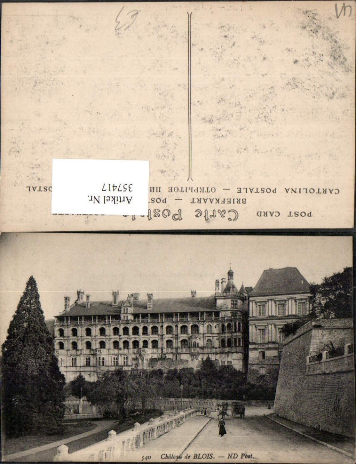 357417,Centre Loire-et-Cher Chateau de Blois Schloss