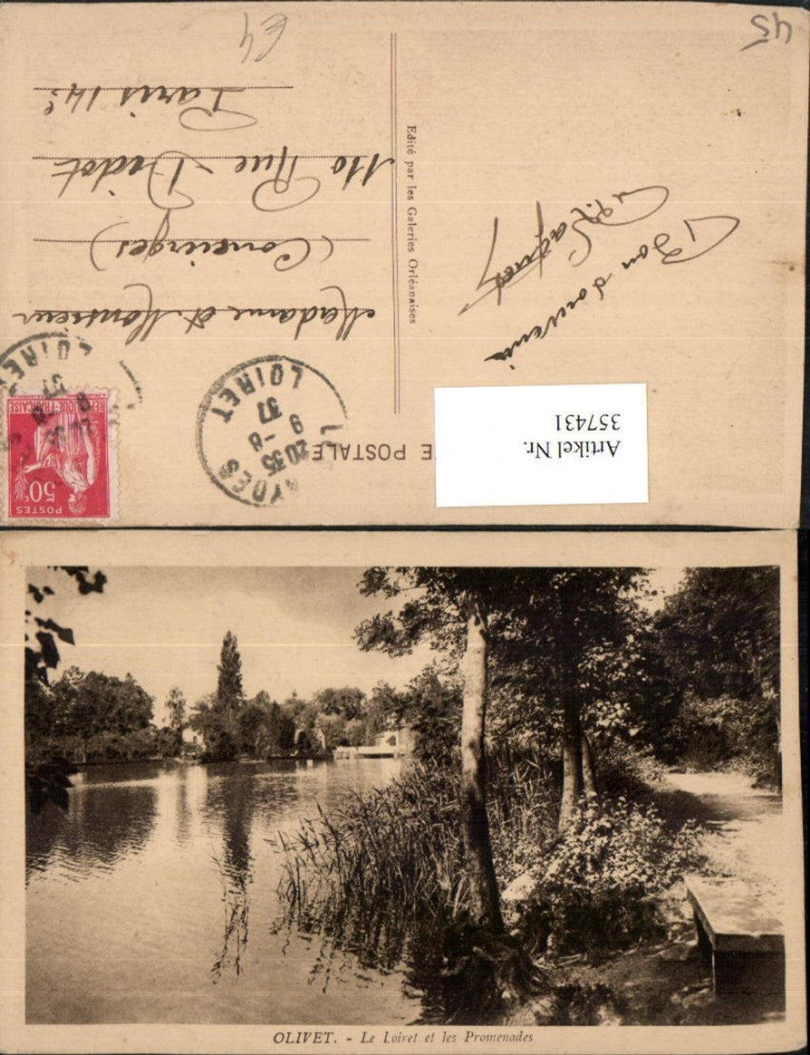 357431,Centre Indre-et-Loire Loiret Olivet Le Loiret et les Promenades