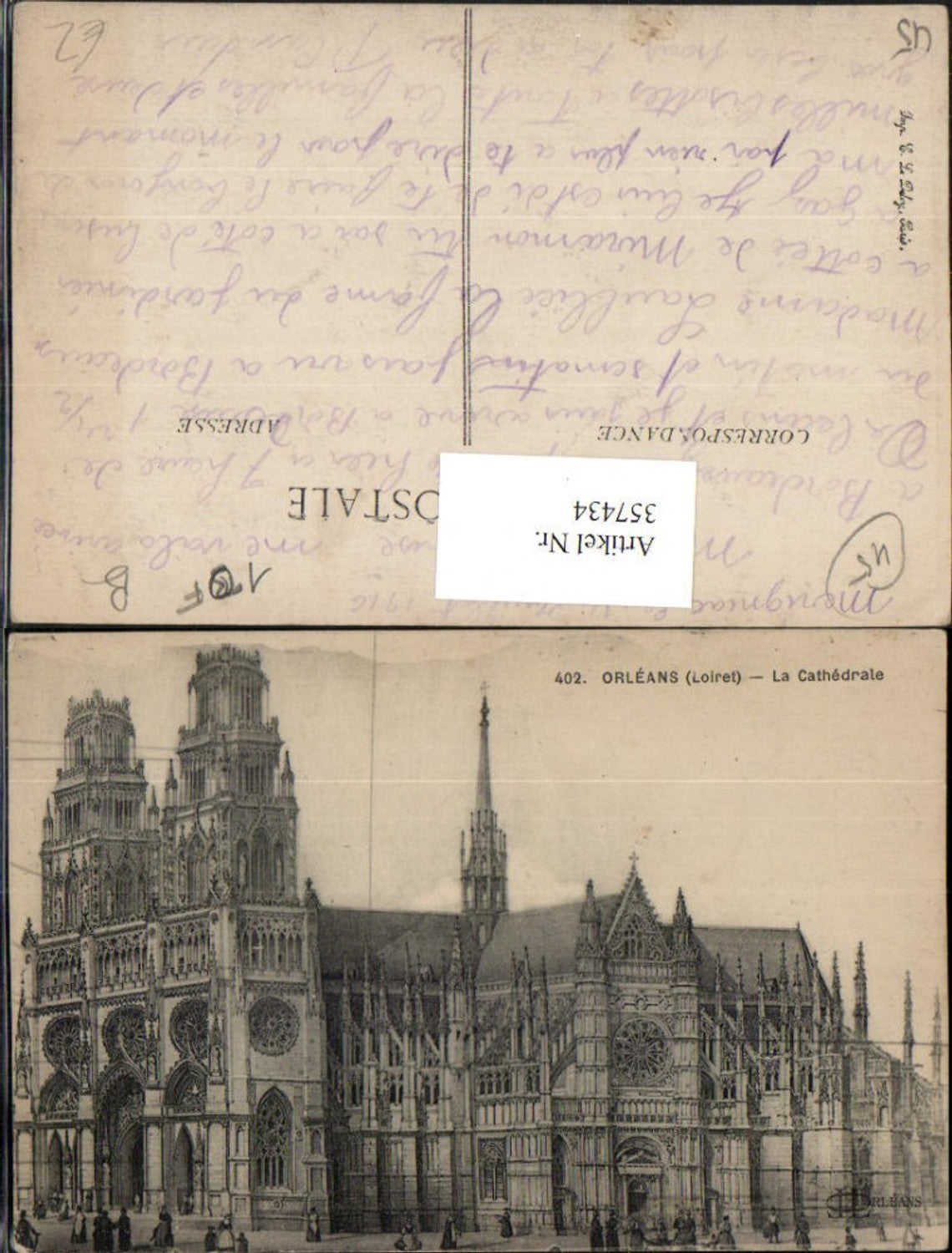 357434,Centre Indre-et-Loire Loiret Orleans La Cathedrale Kirche