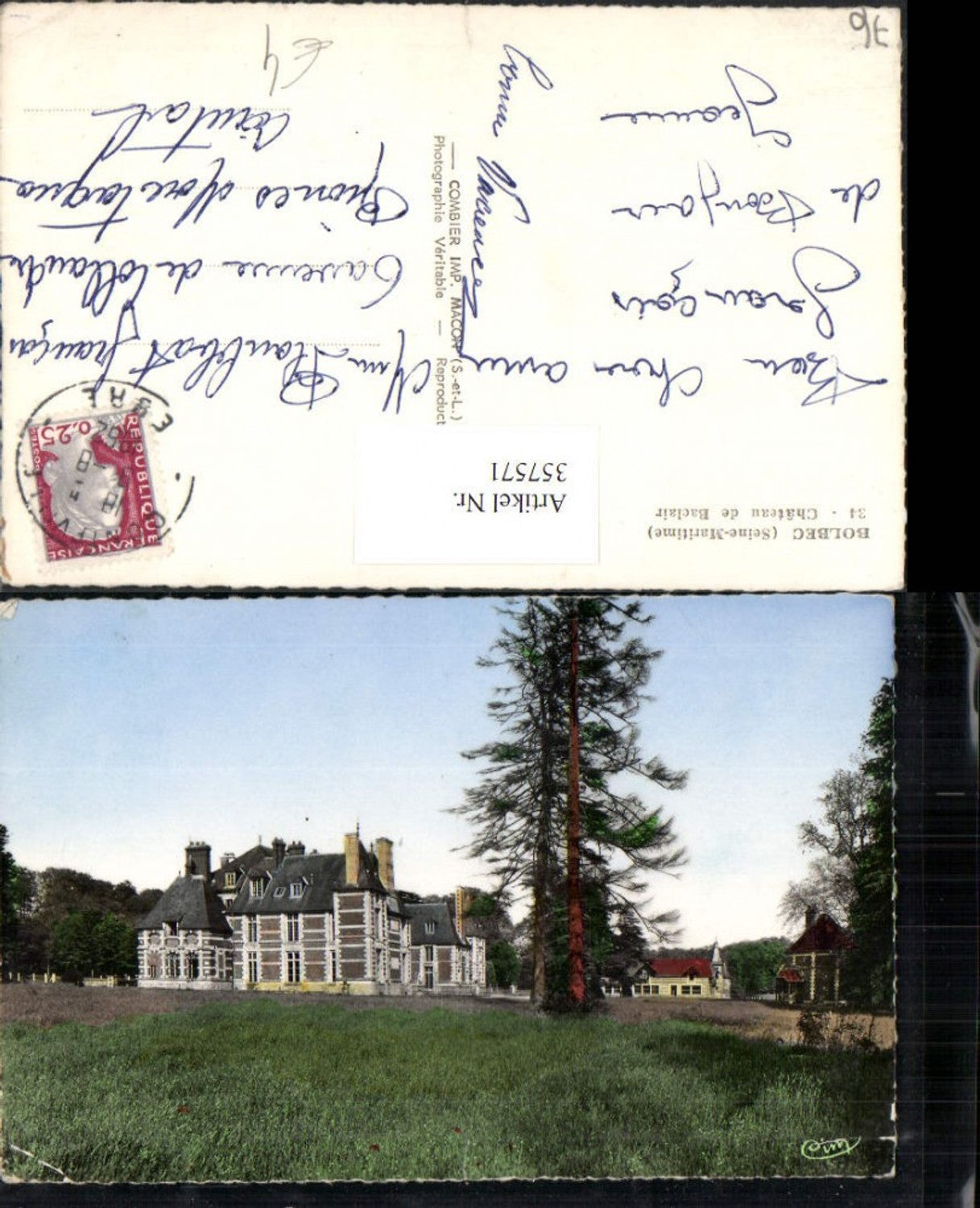 357571,Haute-Normandie Seine-Maritime Bolbec Chateau de Baclair Schloss
