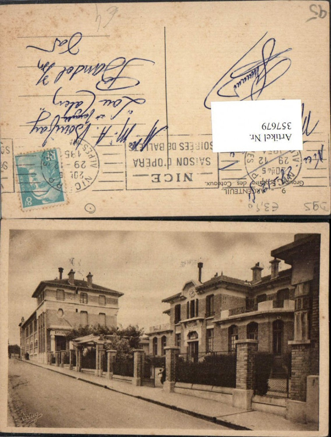 357679,Ile-de-France Val-Oise Argenteuil Groupe Scolaire des Coteaux Schulen