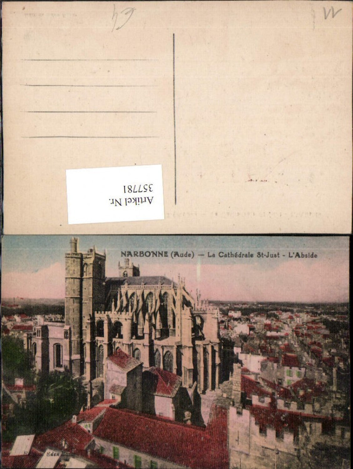 357781,Languedoc-Roussillon Aude Narbonne La Cathedrale St-Just Kirche