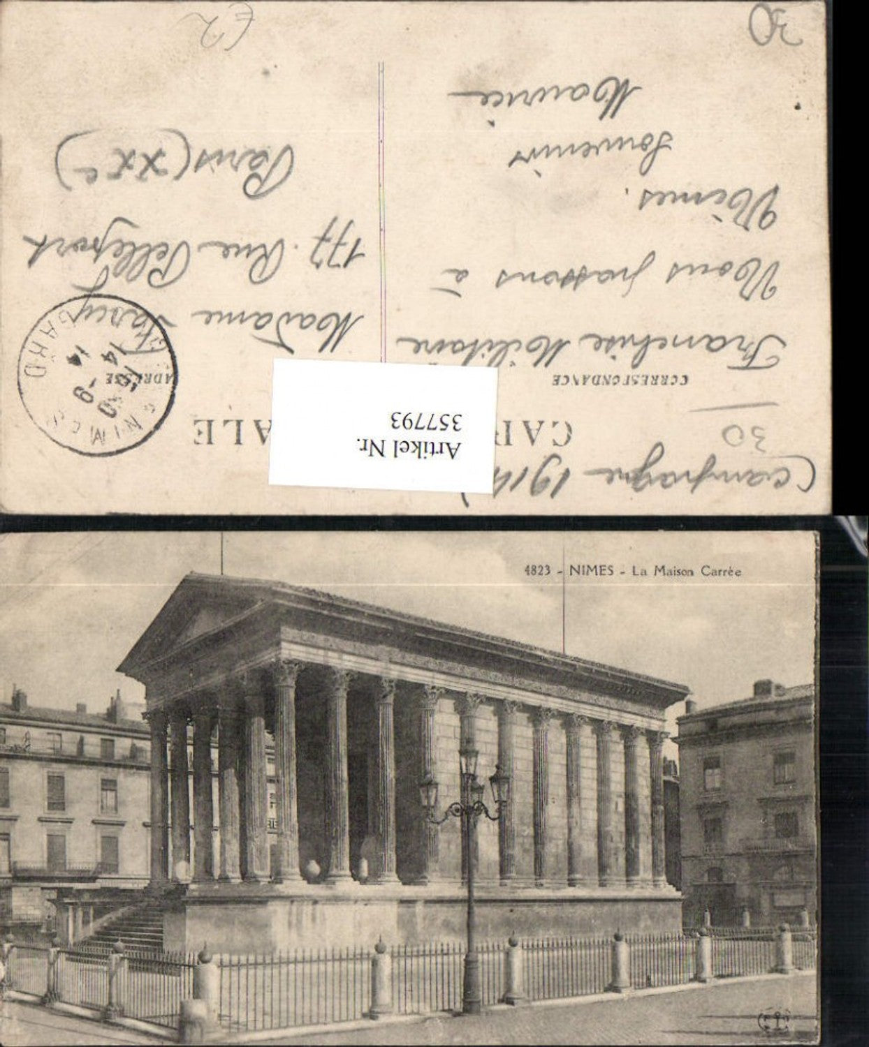 357793,Languedoc-Roussillon Gard Nmes La Maison Carree Tempel
