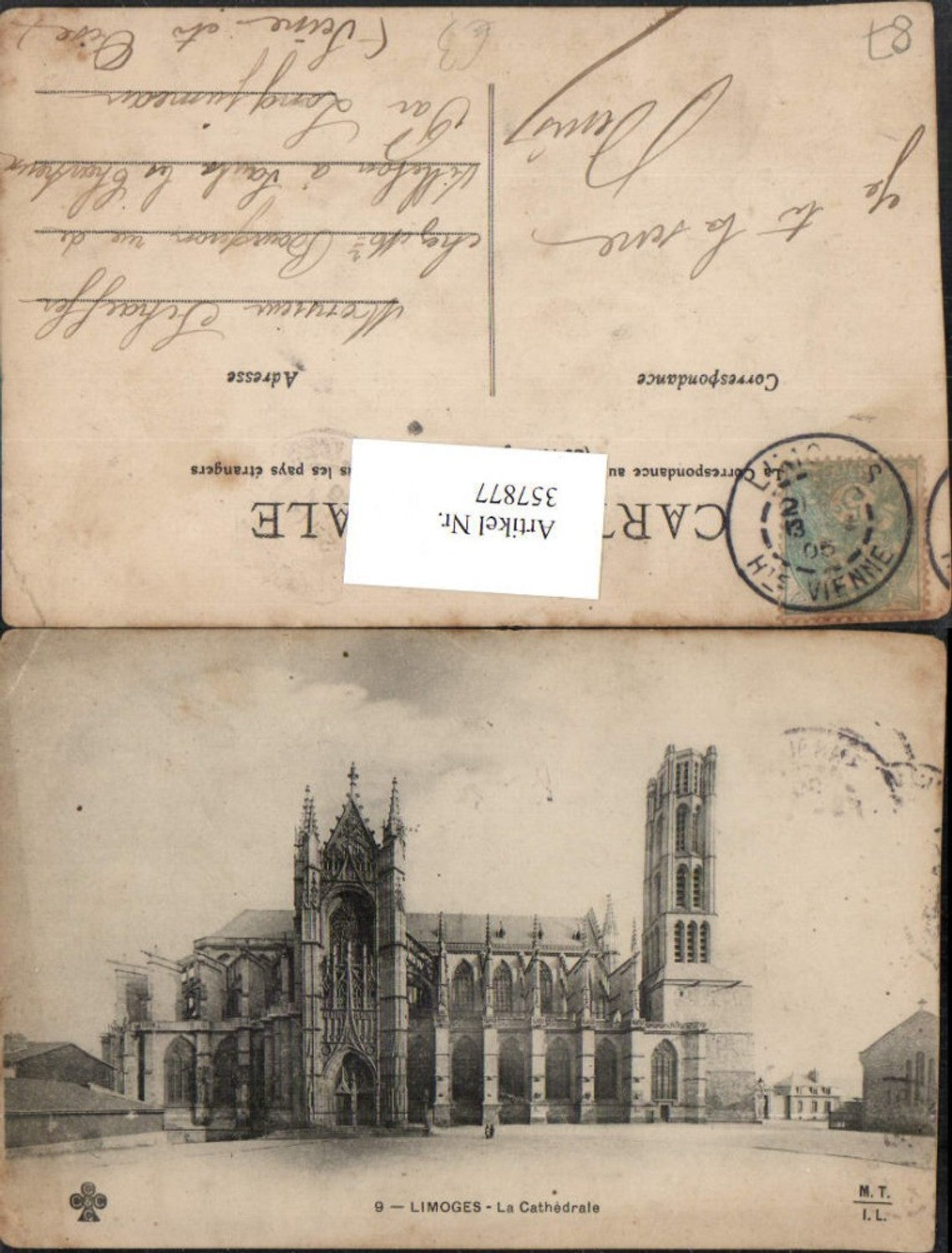 357877,Limousin Haute-Vienne Limoges La Cathedrale Kirche