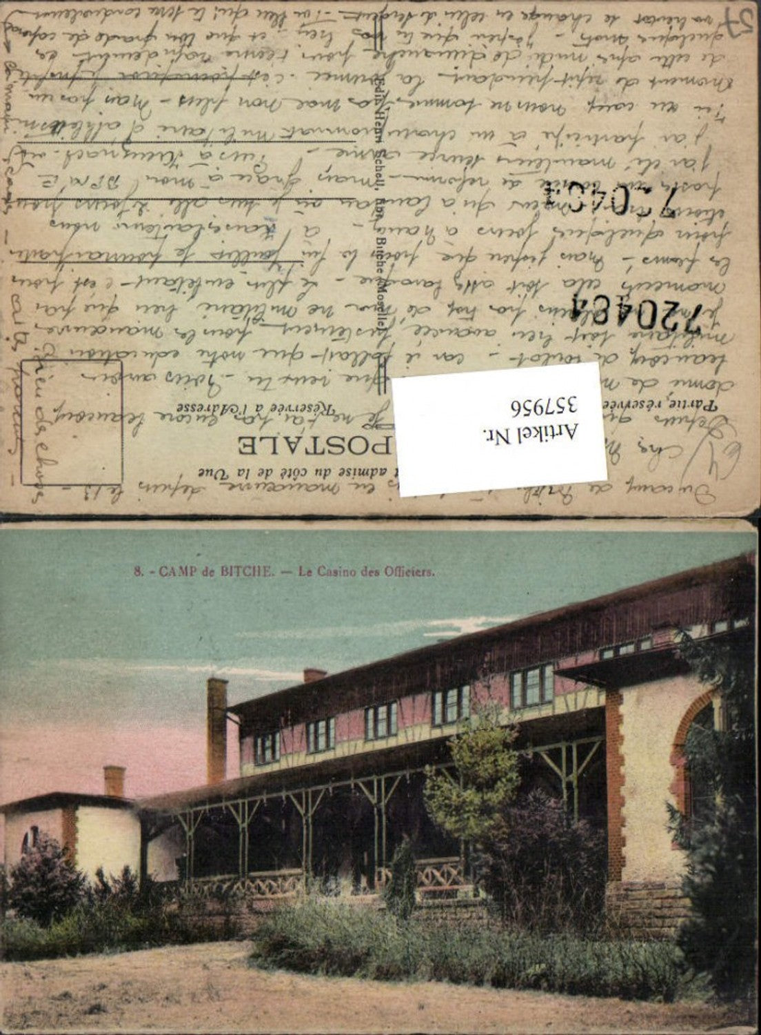 357956,Lothringen Moselle Camp de Bitche Le Casino des Officiers Offizierscasino