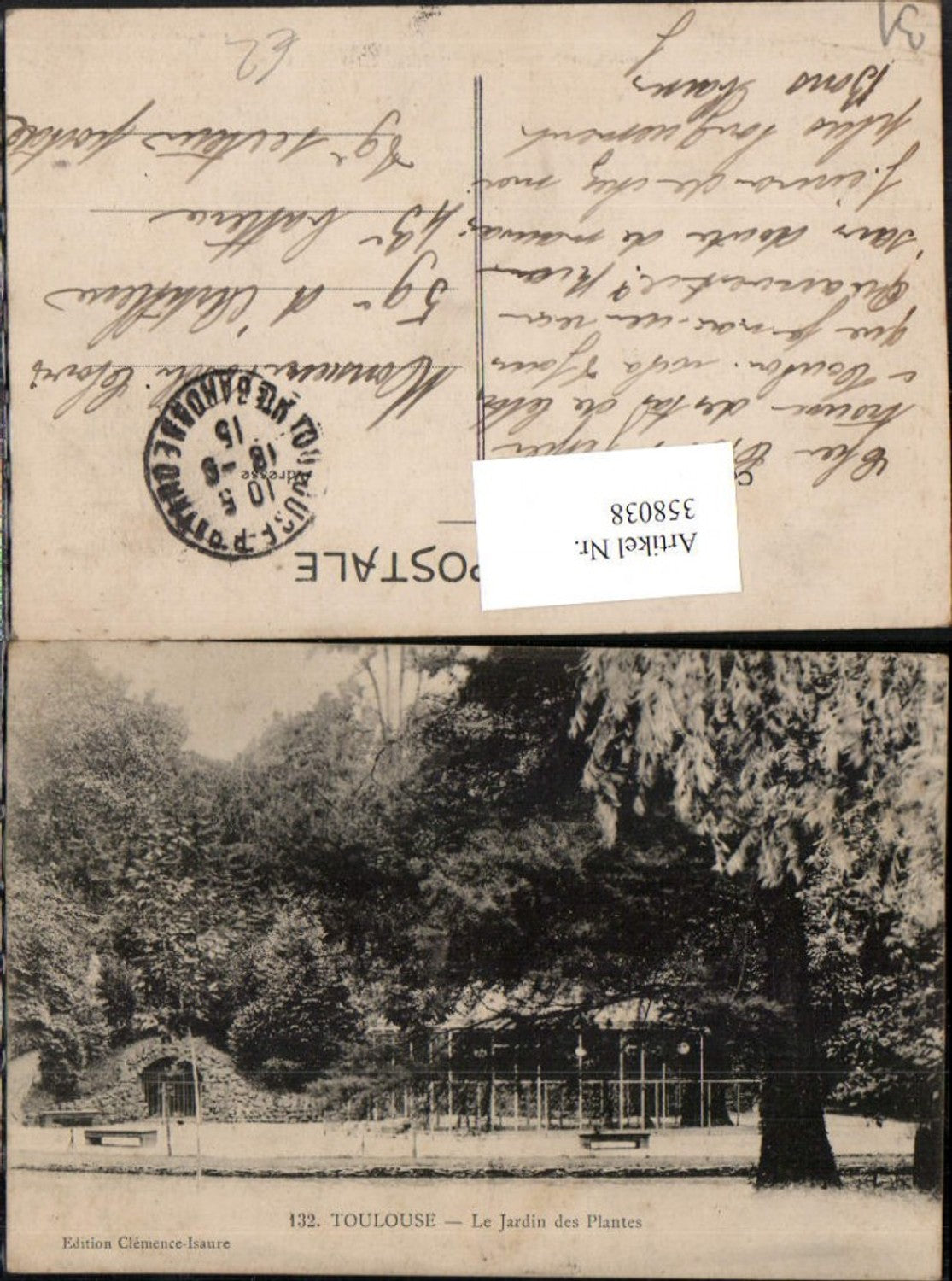358038,Midi-Pyrenees Haute-Garonne Toulouse Le Jardin des Plantes Partie