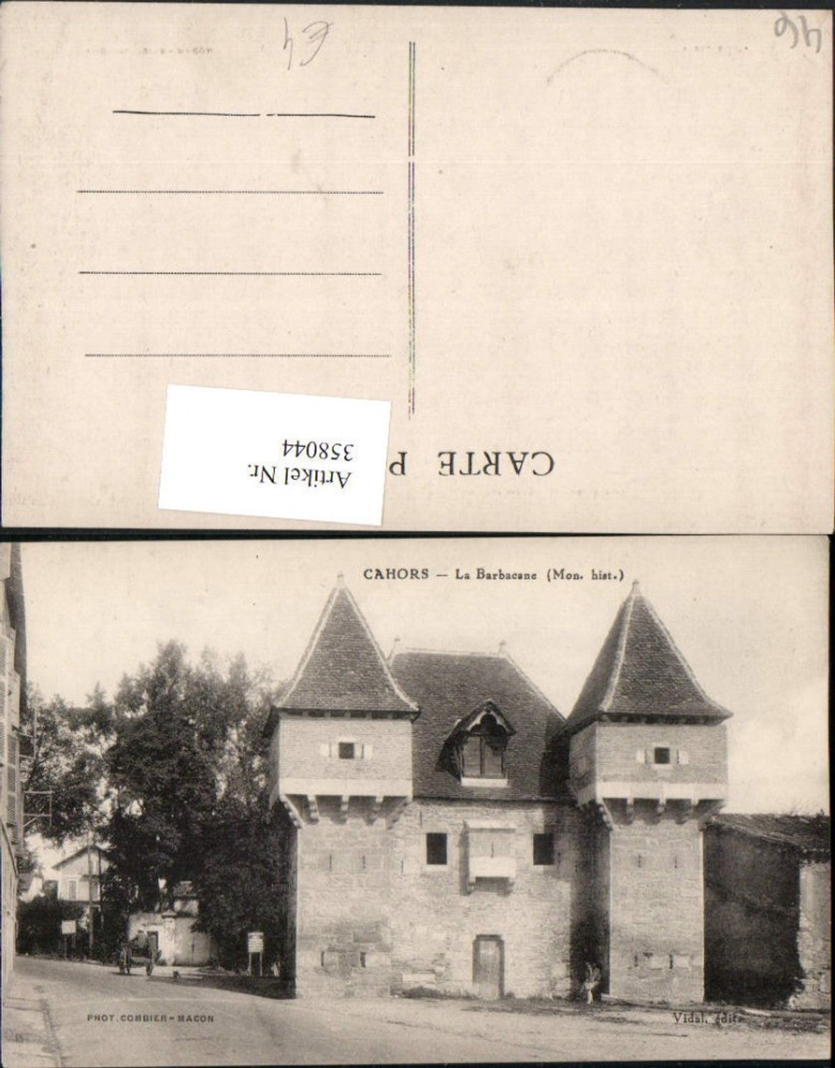 358044,Midi-Pyrenees Lot Cahors La Barbacane Türme