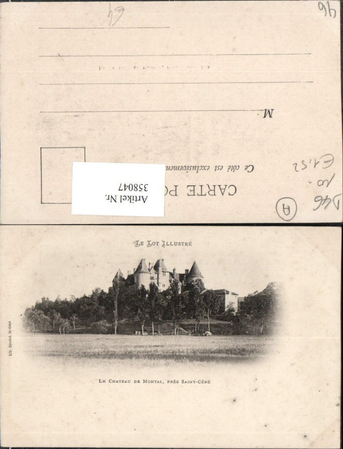 358047,Midi-Pyrenees Lot Le Chateau de Montal pres Saint-Cere Schloss