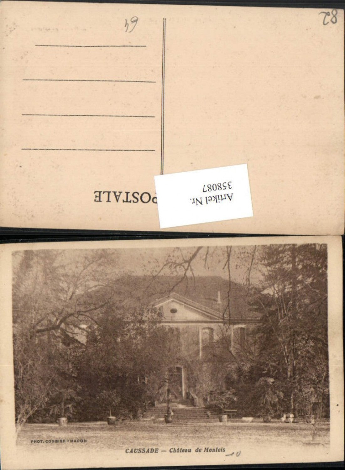 358087,Midi-Pyrenees Tarn-et-Garonne Caussade Chateau de Monteis Schloss